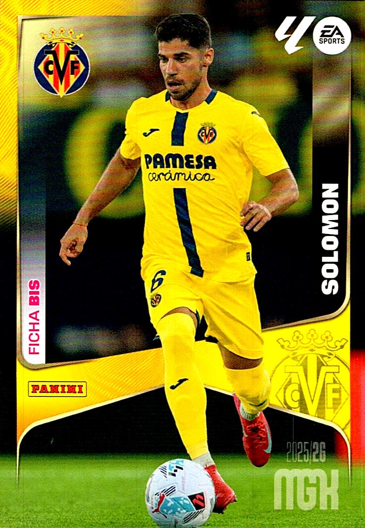 MEGACRACKS 2025/2026 SOLOMON VILLARREAL CF Nº374BIS TERCERA EDICION