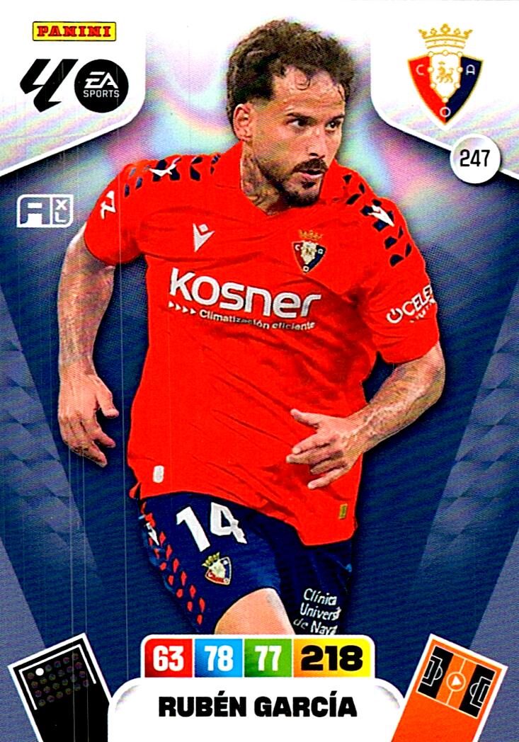 ADRENALYN LA LIGA 2025/2026 RUBEN GARCIA CA OSASUNA Nº247