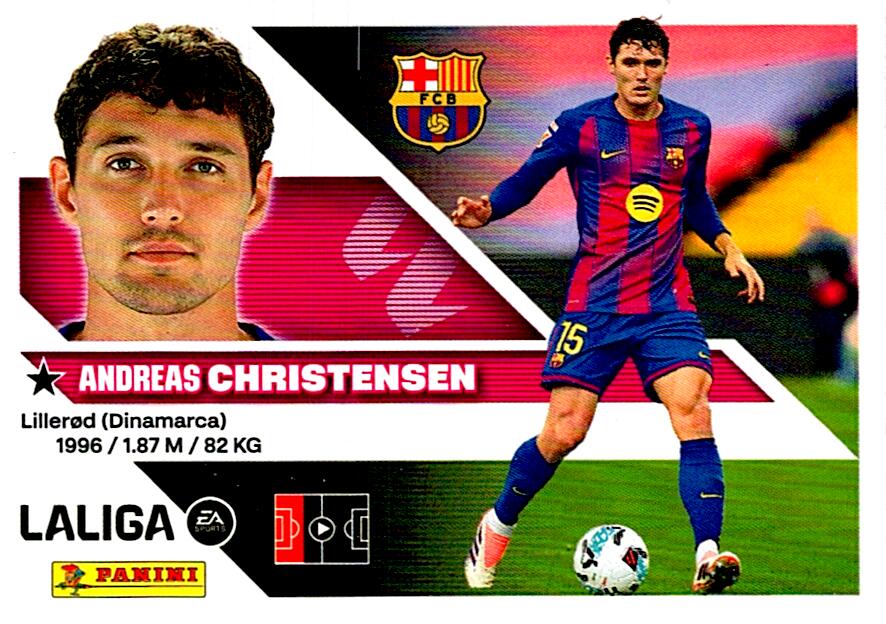 LIGA ESTE 2026/2027 CHRISTENSEN FC BARCELONA Nº6B
