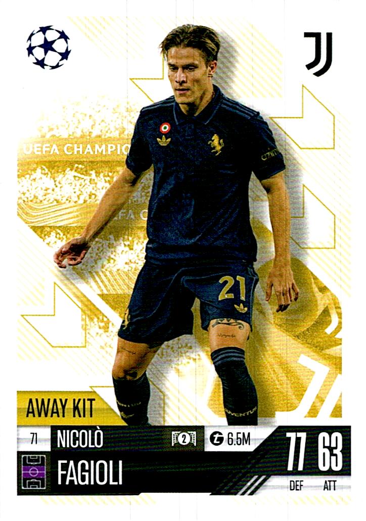 Match Attax Extra 2025 Nicolo Fagioli nº71