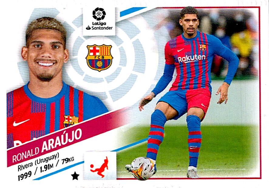 Cromo Liga Este 2022/2023 ARAUJO FC BARCELONA Nº7