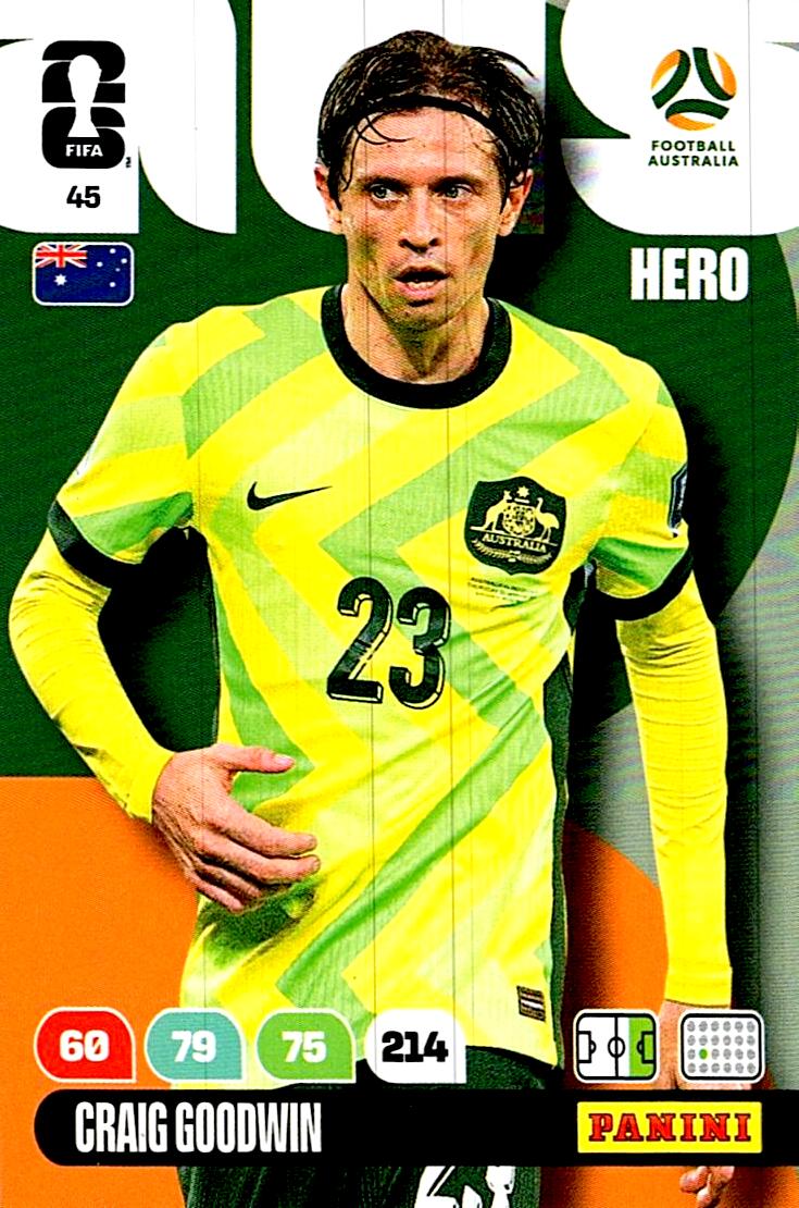 ADRENALYN WORLD CUP 2026 GRAIG GODWIN AUSTRALIA Nº45