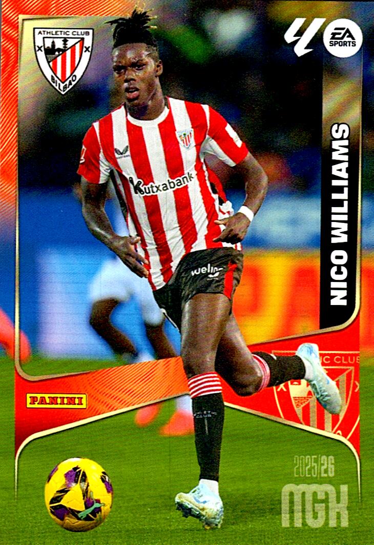 MEGACRACKS 2025/2026 ATHLETIC CLUB NICO WILLIAMS Nº53