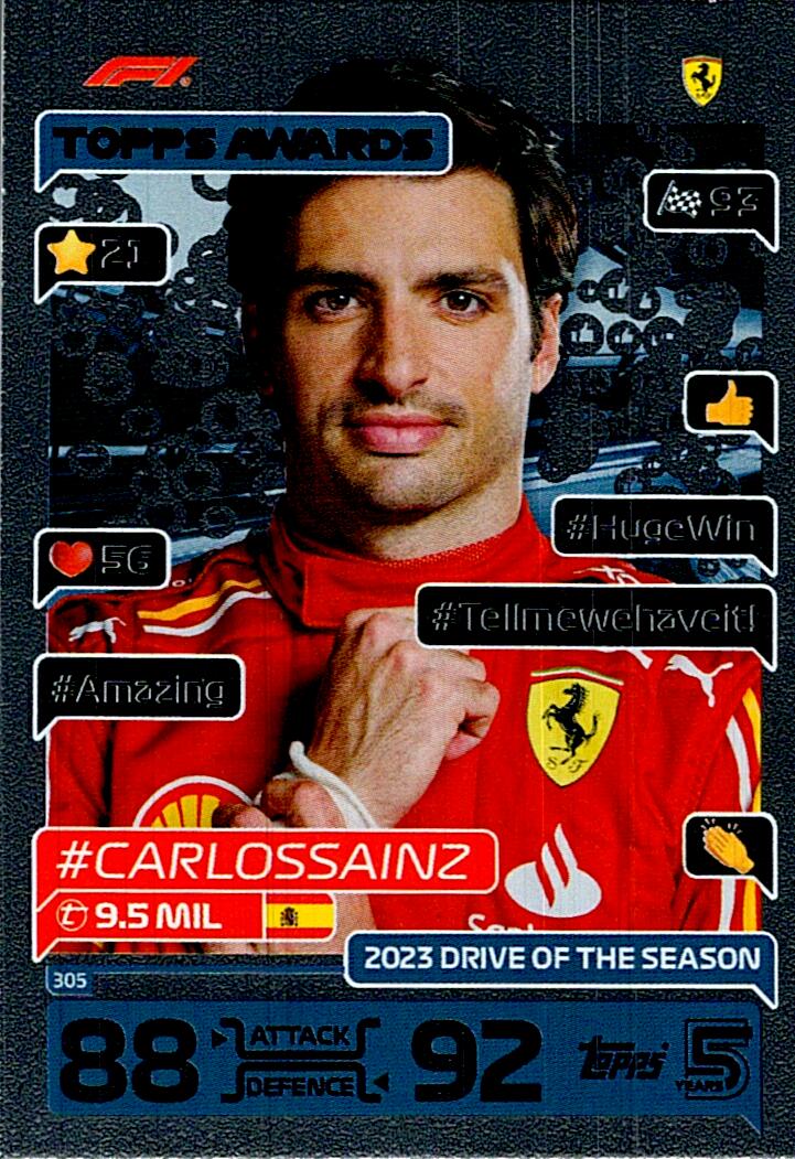 TOPPS TURBO ATTAX 2024 Nº305