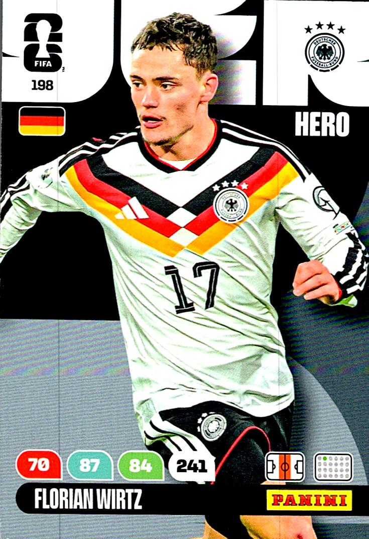 ADRENALYN WORLD CUP 2026 FLORIAN WIRTZ GERMANY Nº198