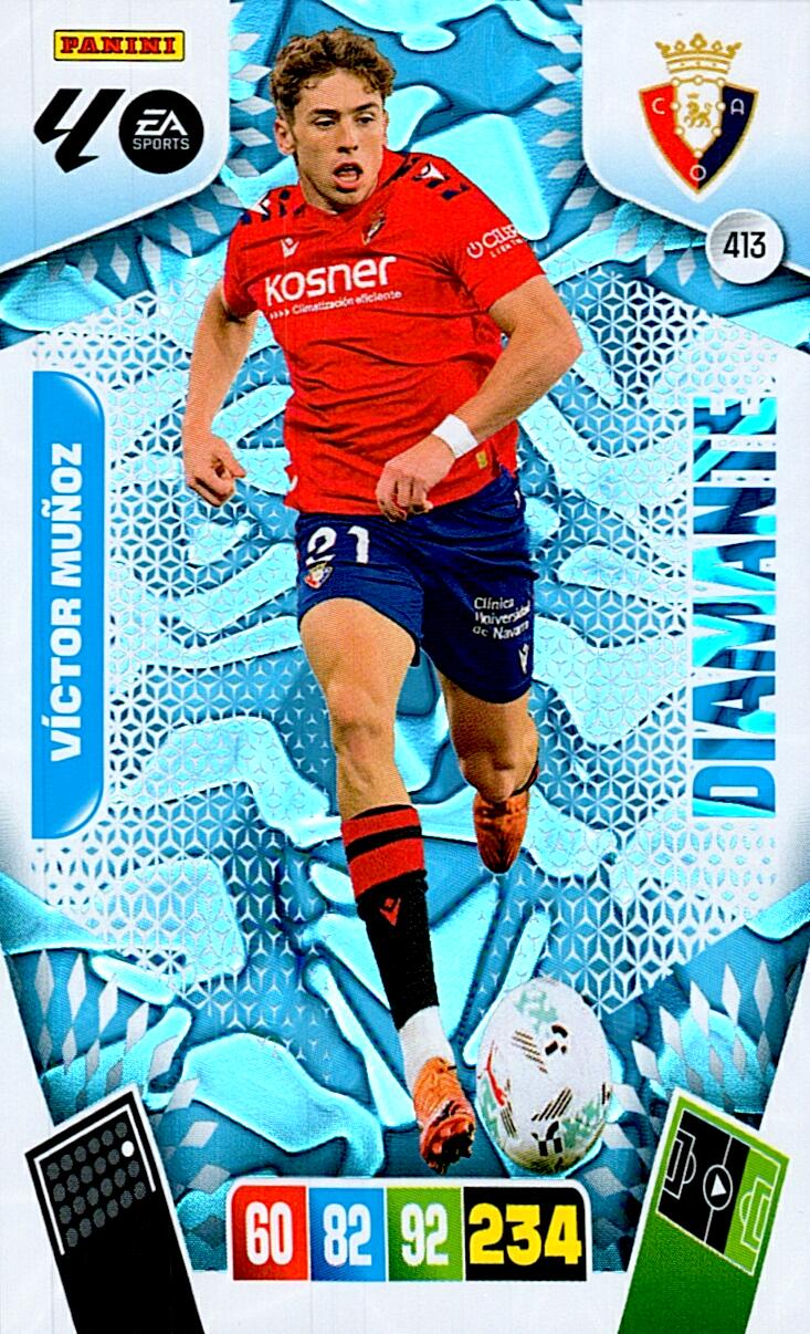 ADRENALYN LA LIGA 2025/2026 VICTOR MUÑOZ DIAMANTE Nº413