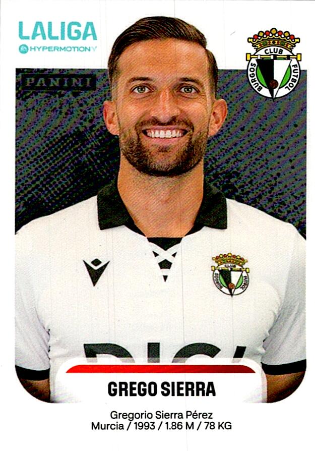 LALIGA HYPERMOTION 2025-26 GREGO SIERRA BURGOS Nº66
