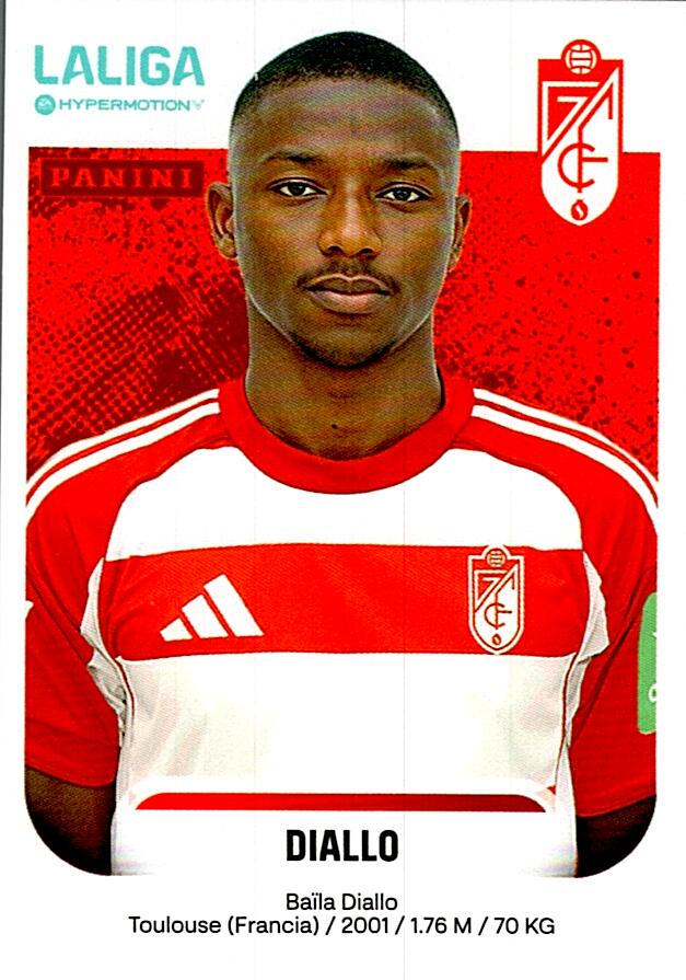 LALIGA HYPERMOTION 2025-26 DIALLO GRANADA Nº219