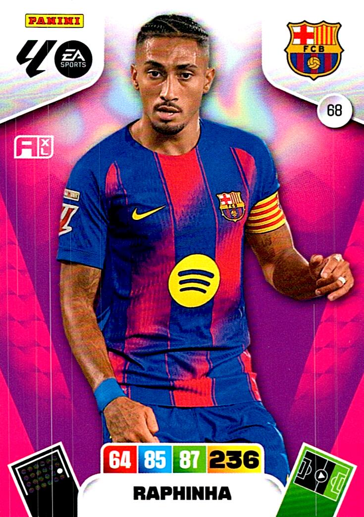 ADRENALYN LA LIGA 2025/2026 RAPHINHA FC BARCELONA Nº68