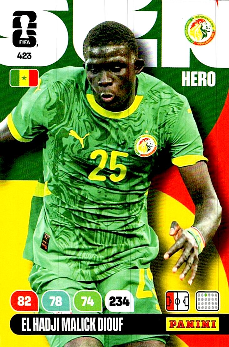ADRENALYN WORLD CUP 2026 EL HADJI MALICK DIOUF SENEGAL Nº423