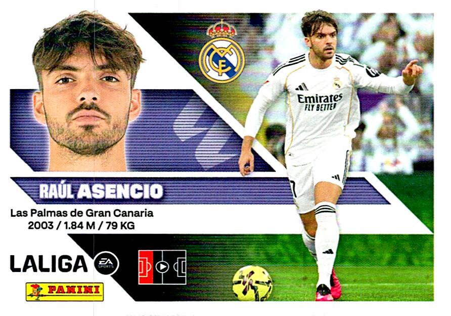 LIGA ESTE 2026/2027  REAL MADRID ASENCIO Nº7