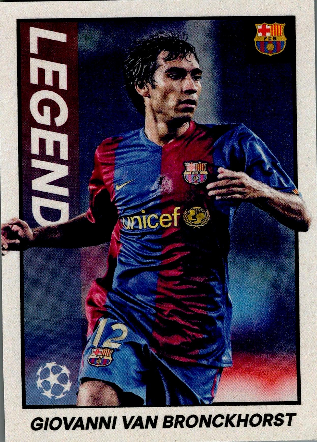 TOPPS MERLIN HERITAGE 97 2021/2022 VAN BRONCKHORST LEGEND Nº140