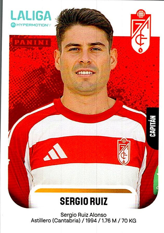 LALIGA HYPERMOTION 2025-26 SERGIO RUIZ GRANADA Nº220