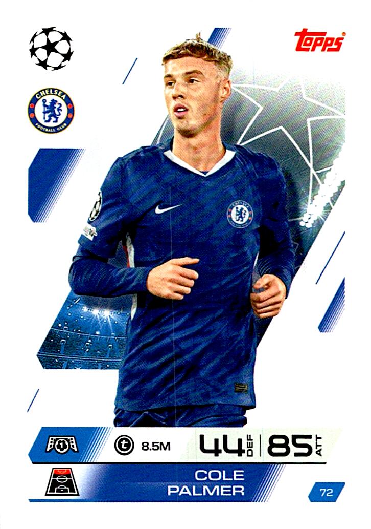 MATCH ATTAX CHAMPIONS LEAGUE 2025/2026 COLE PALMER Nº72