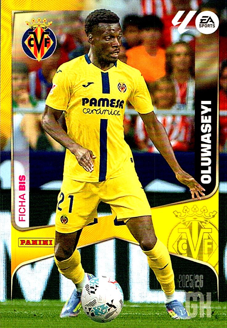 MEGACRACKS 2025/2026 OLUWASEYI VILLARREAL CF Nº377BIS TERCERA EDICION