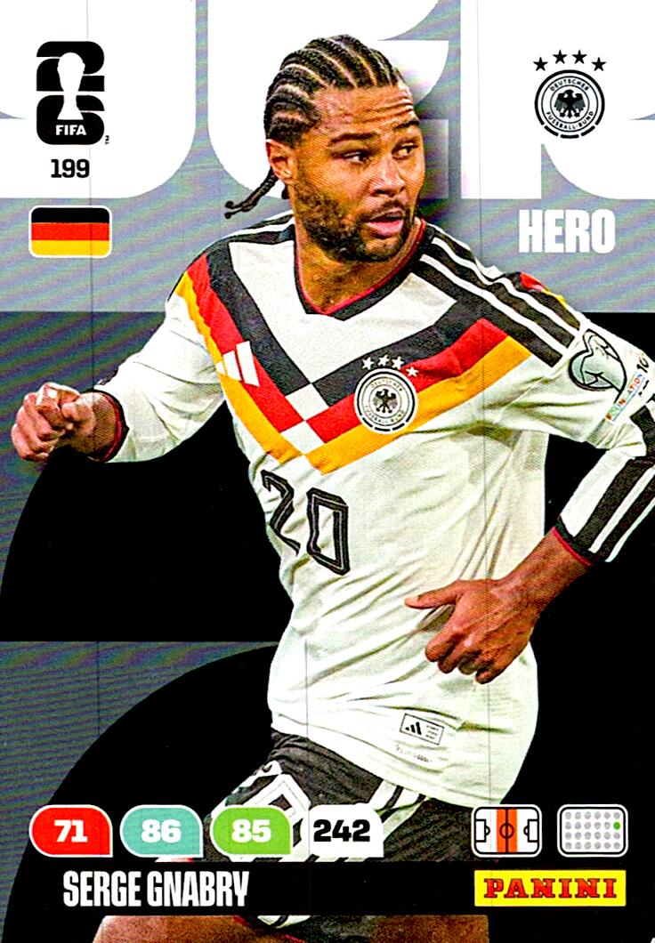 ADRENALYN WORLD CUP 2026 SERGE GNABRY GERMANY Nº199