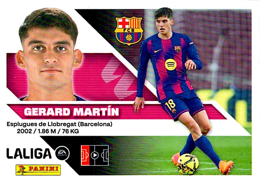 LIGA ESTE 2026/2027 GERARD MARTIN FC BARCELONA Nº8