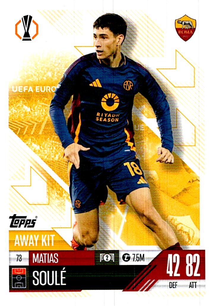 Match Attax Extra 2025 Matias Soulé nº73