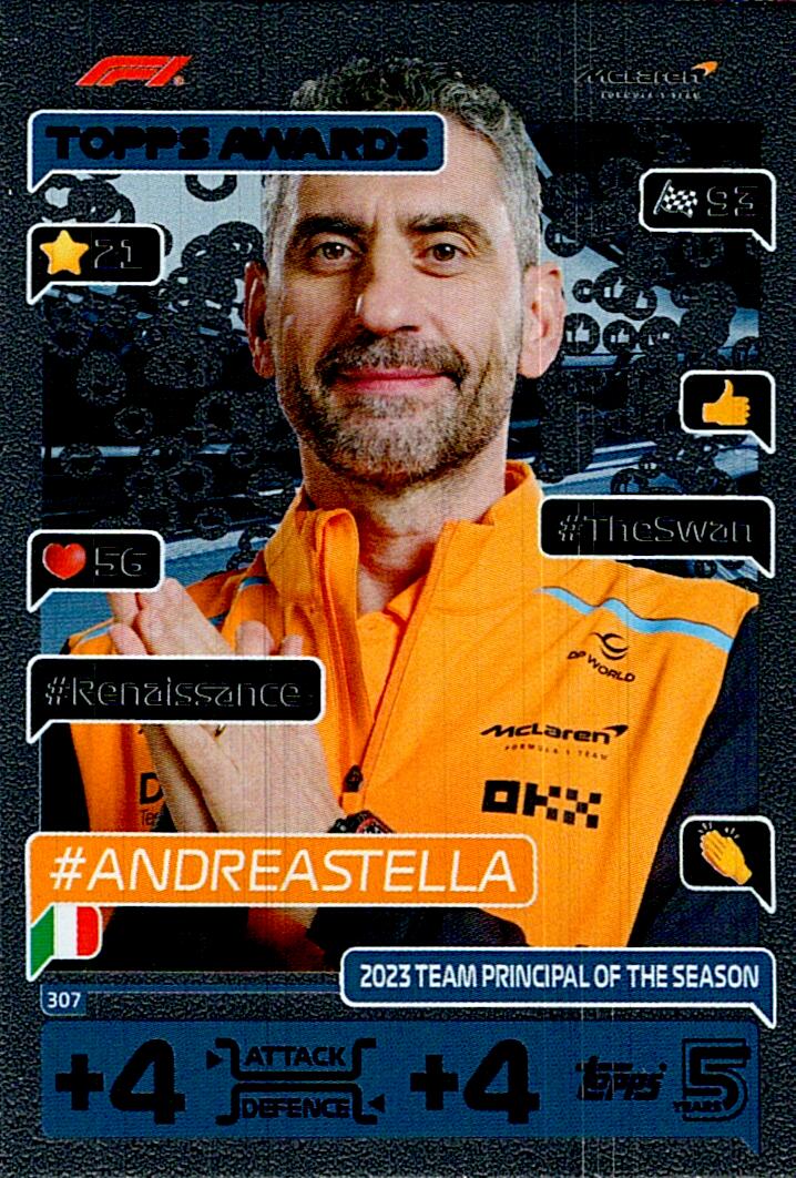 TOPPS TURBO ATTAX 2024 Nº307