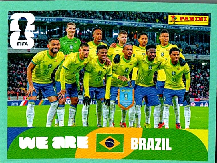 STICKERS FIFA WORLD CUP 2026 ALINEACION NºBRA 13