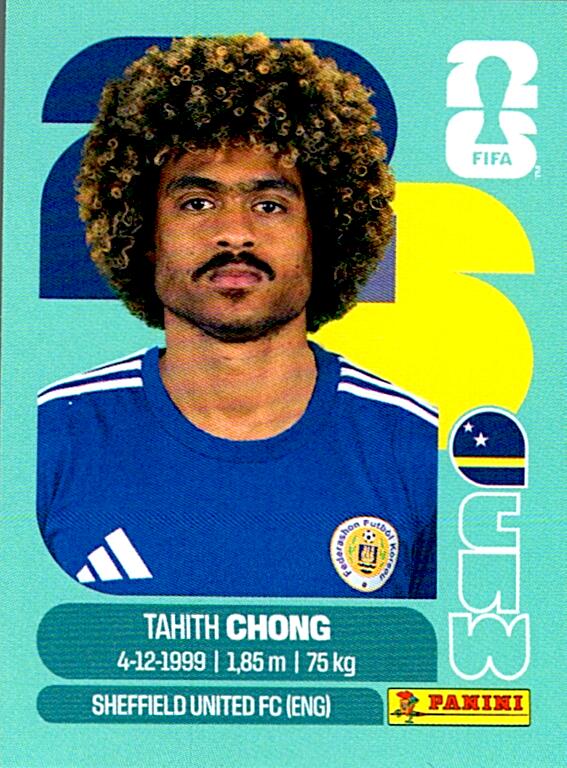 STICKERS FIFA WORLD CUP 2026 TAHITH CHONG NºCUW 14