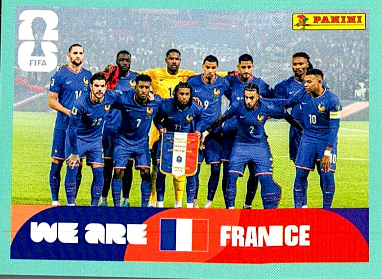 STICKERS FIFA WORLD CUP 2026 ALINEACION NºFRA 13