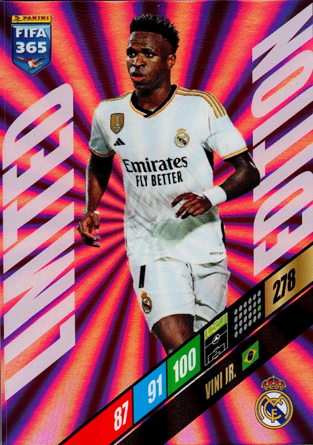 PANINI FIFA 365 2024 VINI JR. REAL MADRID LIMITED EDITION