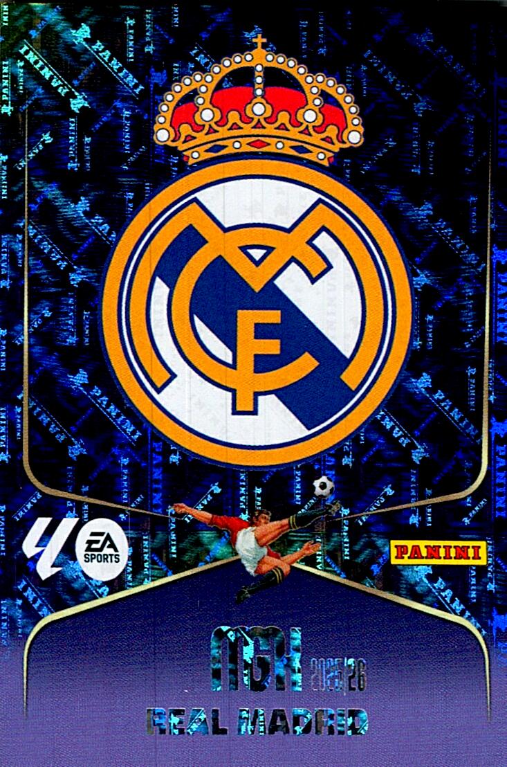 MEGACRACKS 2025/2026 ESCUDO REAL MADRID CF Nº217
