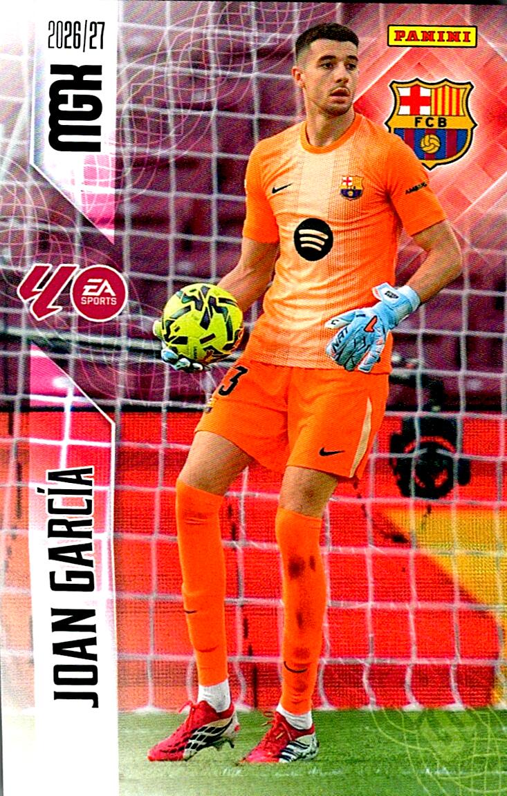 MEGACRACKS 2026/2027 JOAN GARCÍA FC BARCELONA Nº74