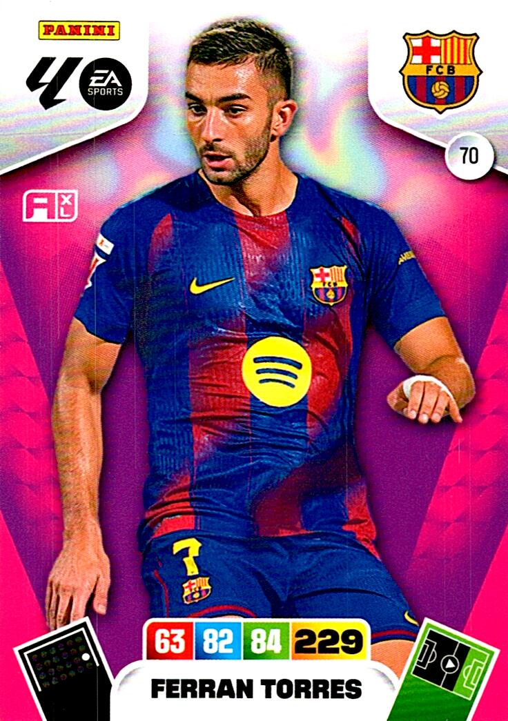ADRENALYN LA LIGA 2025/2026 FERRAN TORRES FC BARCELONA Nº70