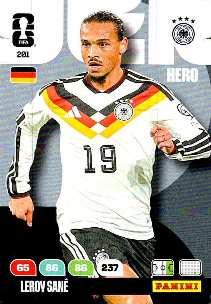ADRENALYN WORLD CUP 2026 LEROY SANE GERMANY Nº201