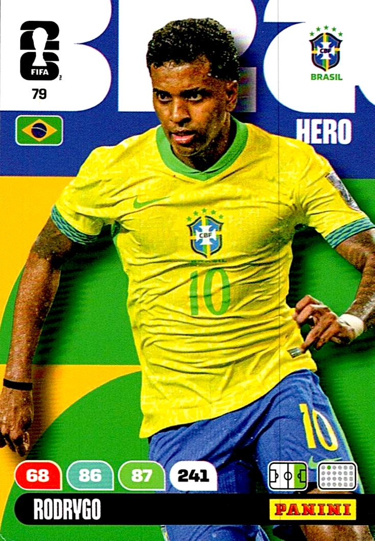 ADRENALYN WORLD CUP 2026 RODRYGO BRAZIL Nº79