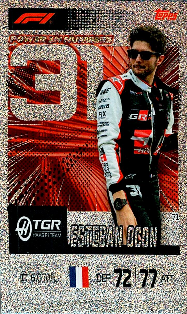 TURBO ATTAX FORMULA 1 2026 ESTEBAN OCON Nº71