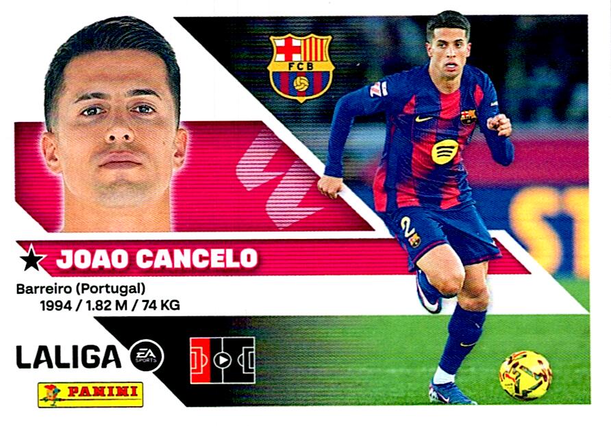 LIGA ESTE 2026/2027 JOAO CANCELO FC BARCELONA Nº9