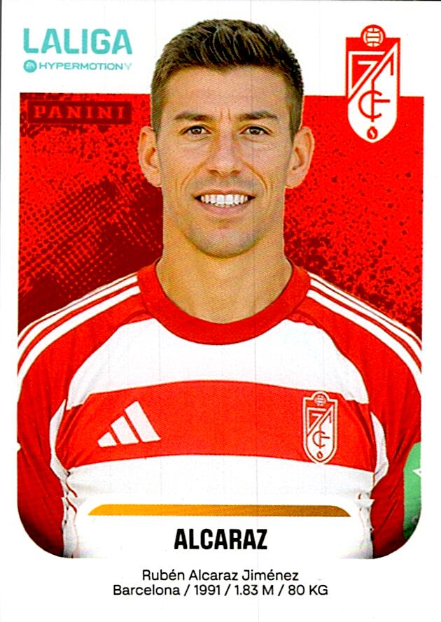 LALIGA HYPERMOTION 2025-26 ALCARAZ GRANADA Nº222