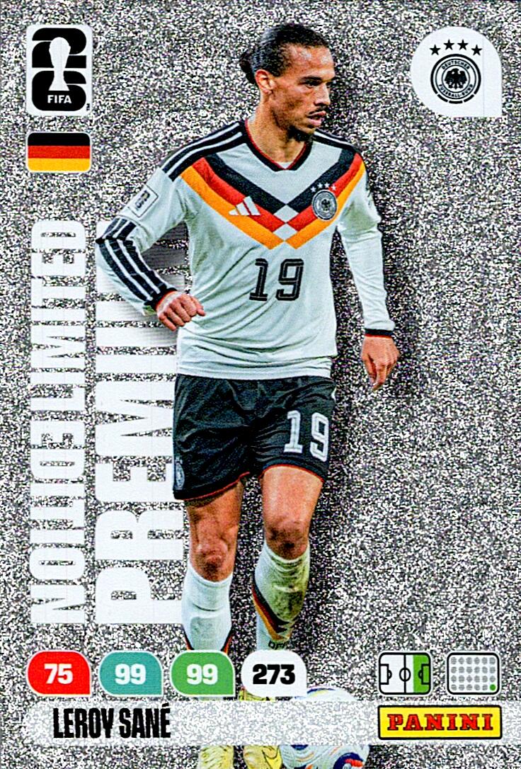 ADRENALYN WORLD CUP 2026 LEROY SANE PREMIUM EDICION LIMITADA