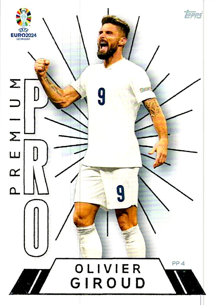 TOPPS UEFA EURO 2024 OLIVIER GIROUD PREMIUM PRO PP 4