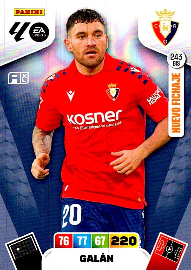 ADRENALYN LA LIGA 2025/2026 GALAN NUEVO FICHAJE Nº243 BIS