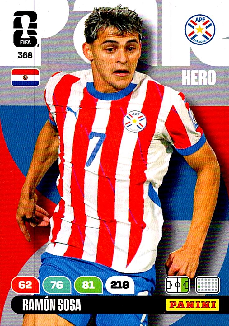 ADRENALYN WORLD CUP 2026 RAMON SOSA PARAGUAY Nº368