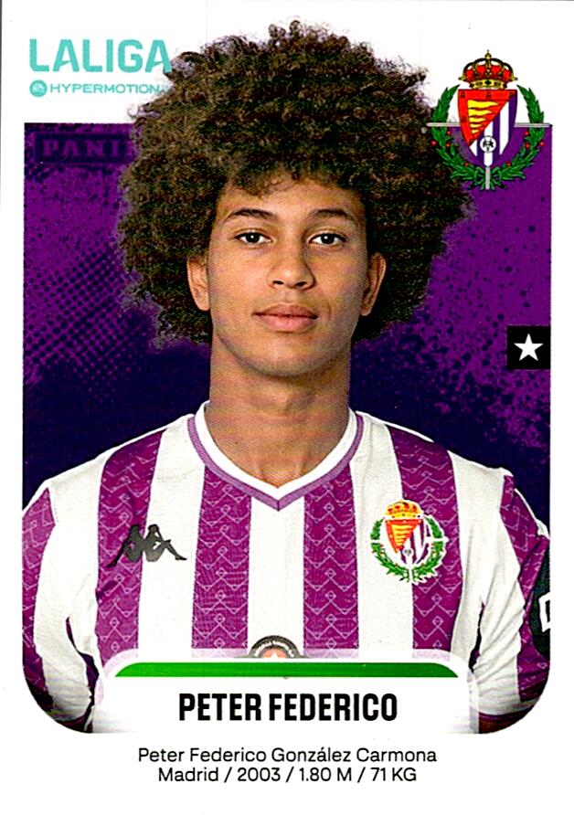 LALIGA HYPERMOTION 2025-26 PETER FEDERICO VALLADOLID Nº399