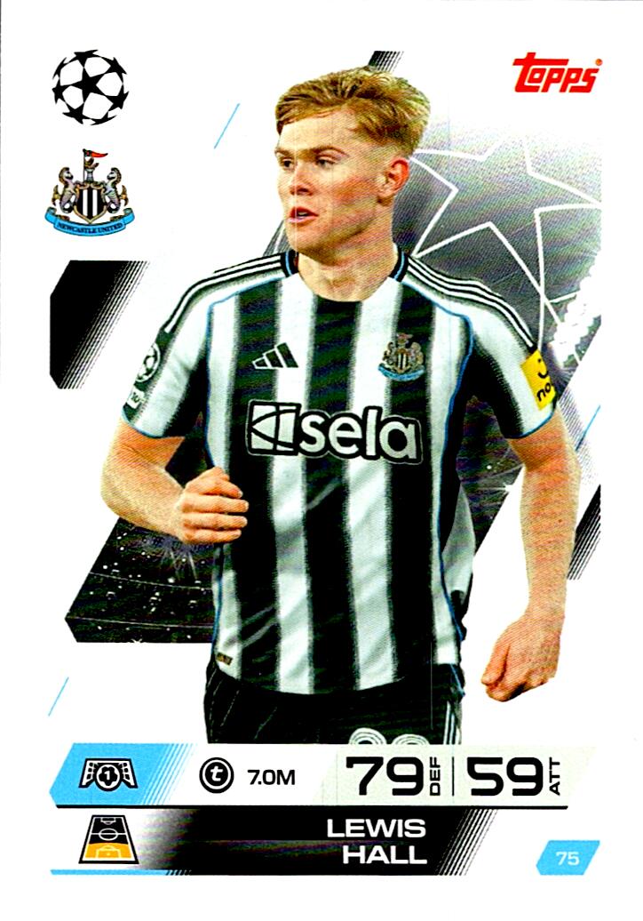 MATCH ATTAX CHAMPIONS LEAGUE 2025/2026 LEWIS HALL Nº75