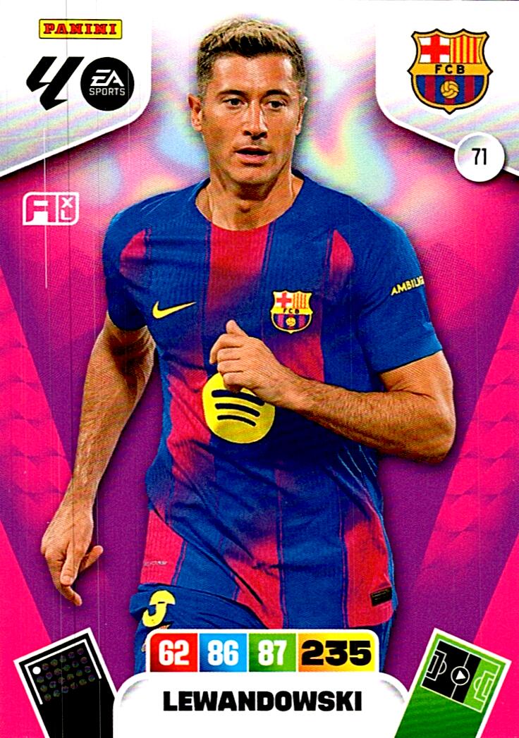 ADRENALYN LA LIGA 2025/2026 LEWANDOWSKI FC BARCELONA Nº71