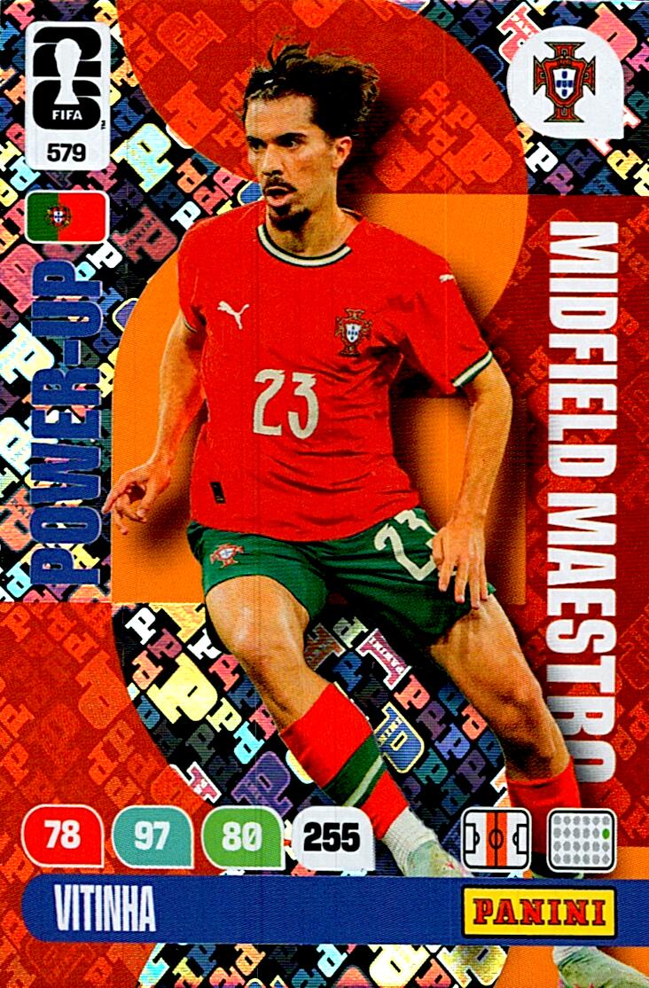 ADRENALYN WORLD CUP 2026 VITINHA MIDFIELD MAESTRO Nº579