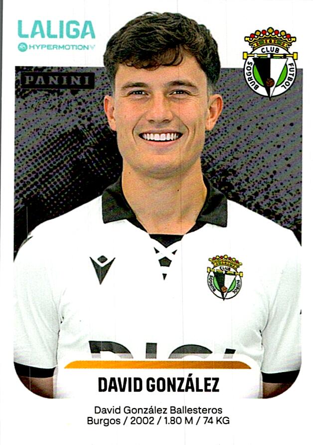 LALIGA HYPERMOTION 2025-26 DAVID GONZALEZ BURGOS Nº70