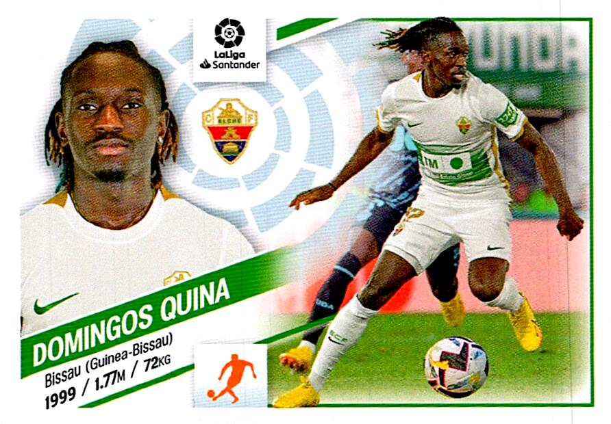 Cromo Liga Este 2022/2023 DOMINGOS QUINA COLOCA Nº17BIS TERCERA EDICION