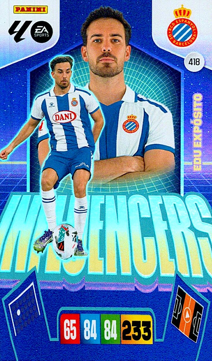 ADRENALYN LA LIGA 2025/2026 EDU EXPOSITO INFLUENCER Nº418