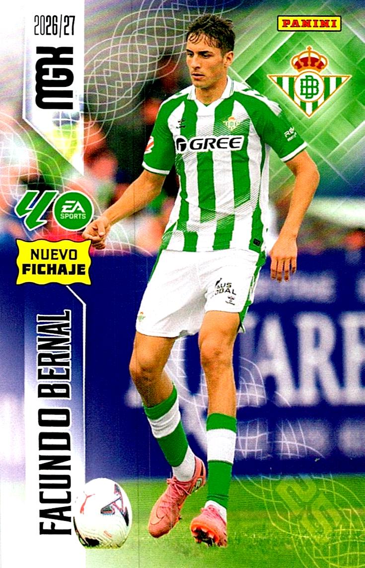 MEGACRACKS 2026/2027 FACUNDO BERNAL NUEVO FICHAJE Nº484 SEGUNDA EDICION