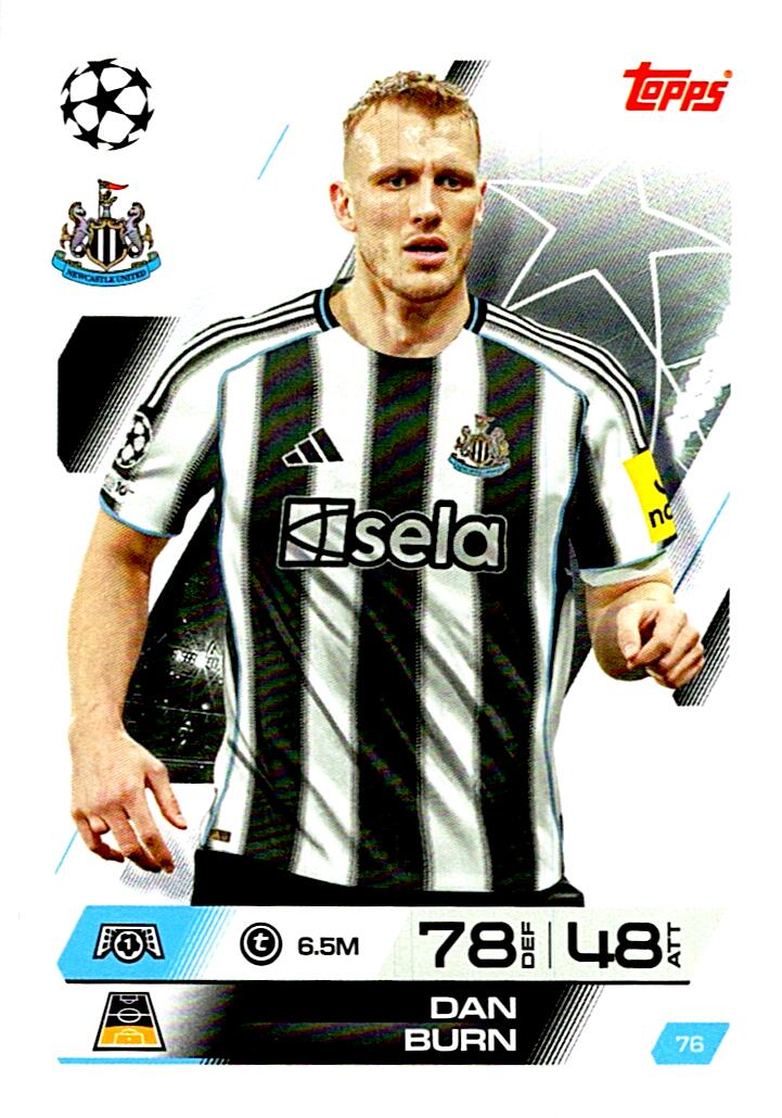 MATCH ATTAX CHAMPIONS LEAGUE 2025/2026 DAN BURN Nº76