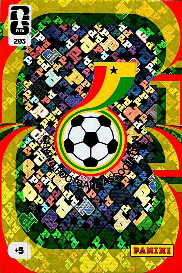 ADRENALYN WORLD CUP 2026 ESCUDO GHANA Nº203