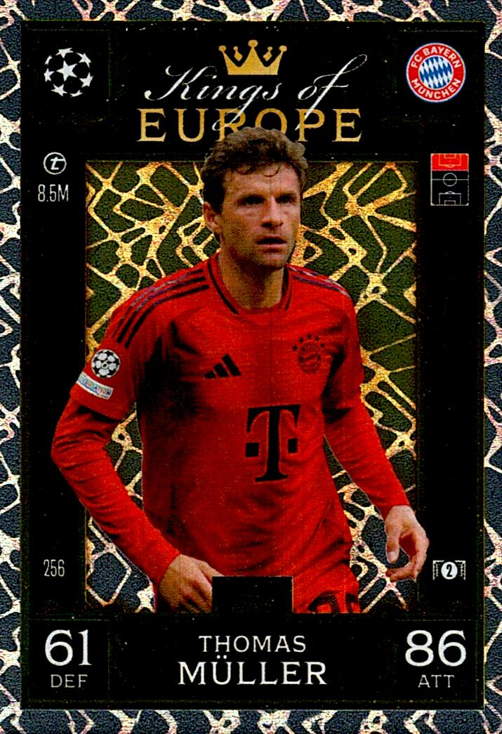 Match Attax Extra 2025 Thomas Müller Kings Of Europe nº256
